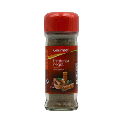 Gourmet Pimienta negra Molida gemahlener schwarzer Pfeffer 45g***MHD 11.2025***