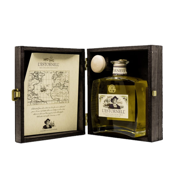 L´Estornell Quincentenary Extra-Virgin Olive Oil in Holzkiste Columbus 0,95l
