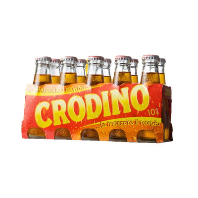 Crodino Alkoholfreies Aperitif Getränk Cluster 10 x 100 ml  1 L *** Aktion MHD 03.2025***