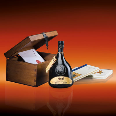 Brandy Gran Reserva Luis Felipe 100 años 38% Vol. 750ml