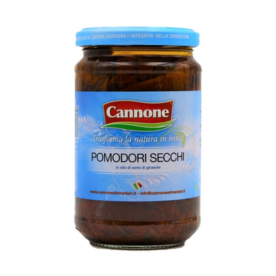 Cannone Pomodori Secchi in Olio di semi di girasole<br>getrocknete Tomaten in Sonnenblumenöl 150g***MHD 02.2026***