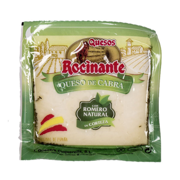 Quesos Rocinante Ziegenkäse mit Rosmarinüberzug 200g