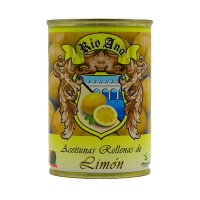Rio Ana Aceitunas Rellenas de Limón Grüne Oliven mit Zitronenpaste 120g