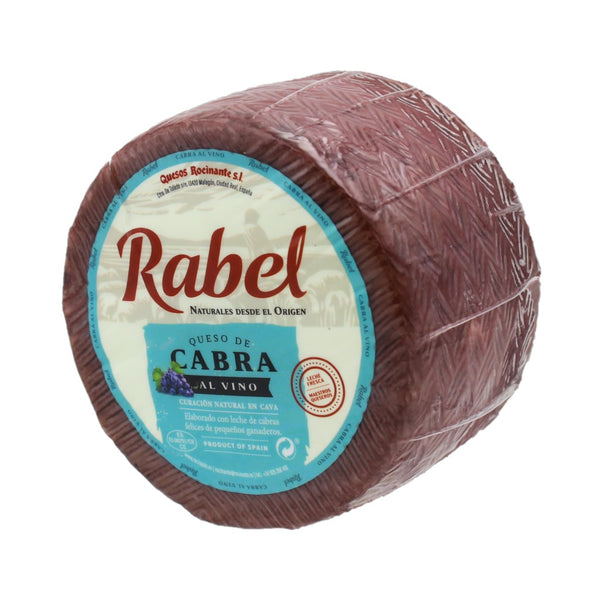 Quesos Rocinante Rabel Queso de Cabra al Vino Ziegenkäse in Rotwein 500g