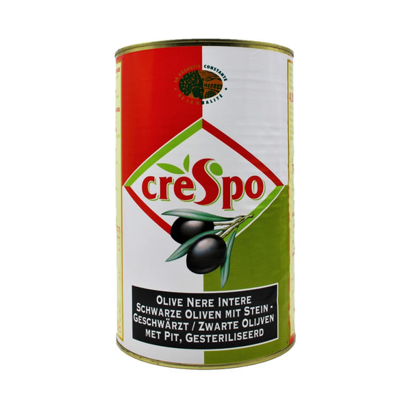 Crespo Schwarze Oliven mit Stein 2.75kg