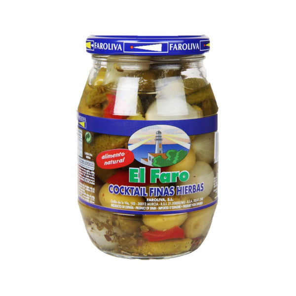 El Faro Cocktail Olivenmischung mit feinen Kräutern 200g