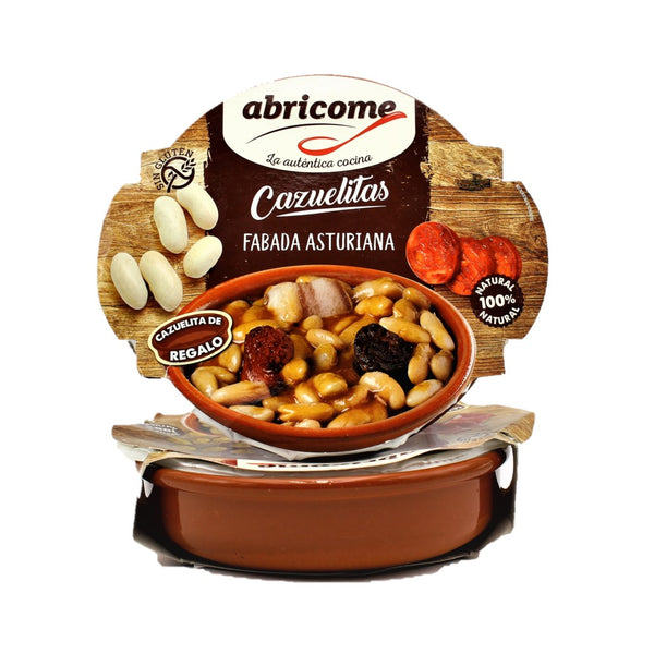 Abricome Bohneneintopf Fabada Asturiana mit Cazuela 415g