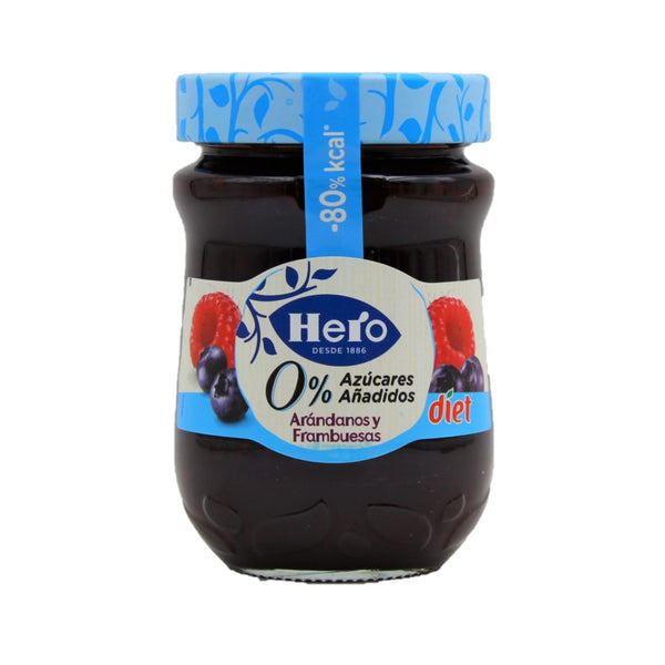 Hero Arándanos y Frambuesas ohne Zuckerzusatz 280g