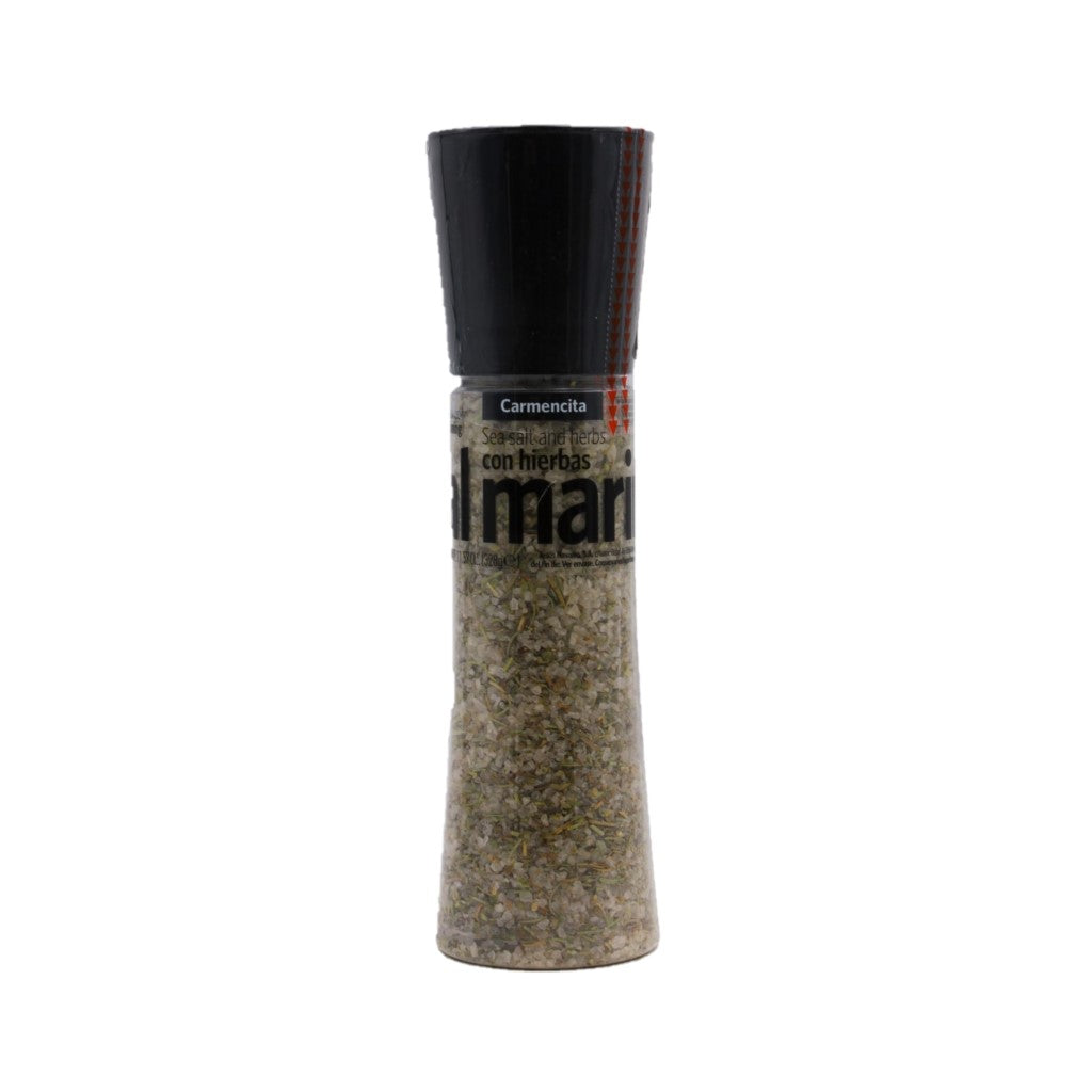 Carmencita Sal marina Sea salt con hierbas 328g Spaniens Delikatessen