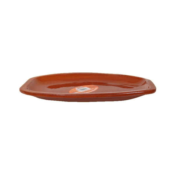 Terrissaires Keramik Servierplatte aus Ton Nr.:2 32,5 cm x 22,5 cm