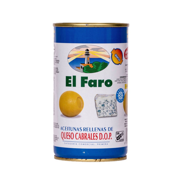 El Faro Gefüllte Oliven mit Edelschimmelkäse 150g