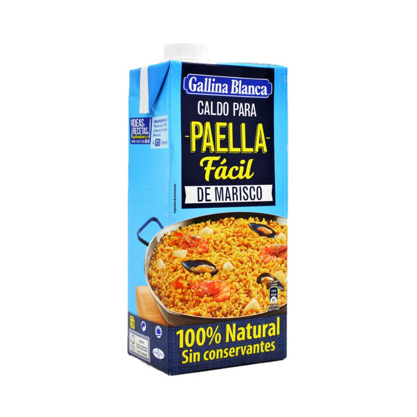 Gallina Blanca Cado para Pealla Fácil de Marisco Brühe für Fisch Paella 1l