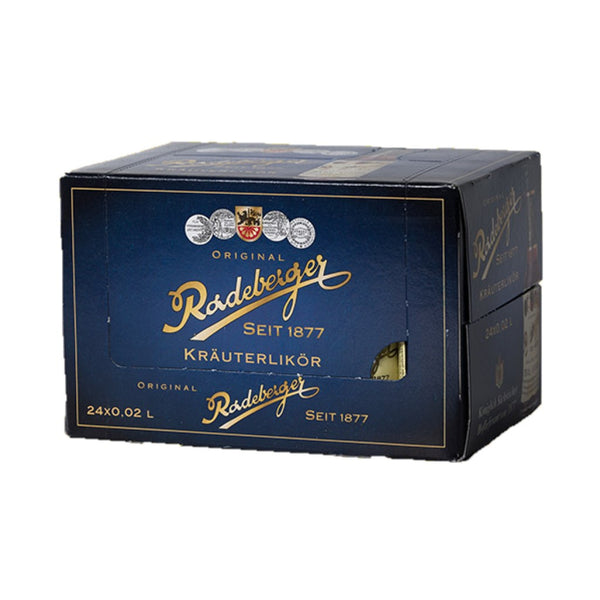 Original Radeberger Kräuterlikör Portionsflaschen 24er Schachtel