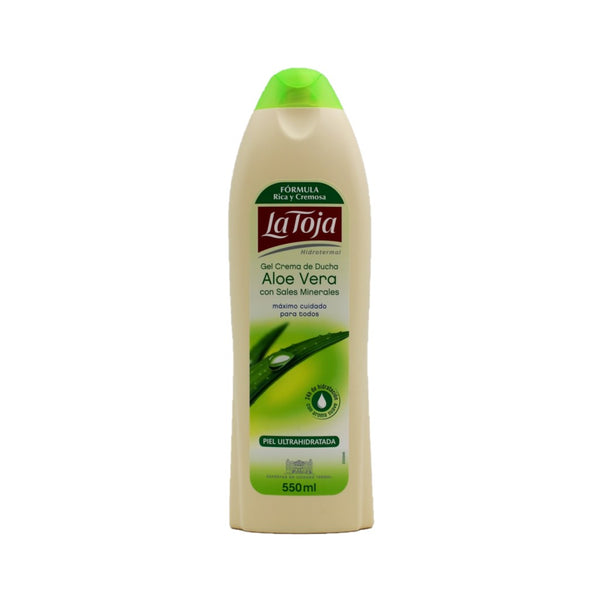 La Toja Gel Crema de Ducha Aloe Vera con Sales Minerales Cremedusche Aloe Vera 550ml