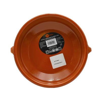 CTB ceramics Cazuela Tonschale mit aufgesetzten Griffen Ceran 20cm Durchmesser