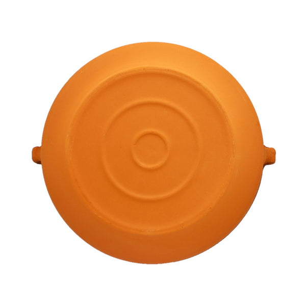 CTB ceramics Cazuela Tonschale mit aufgesetzten Griffen Ceran 25cm Durchmesser