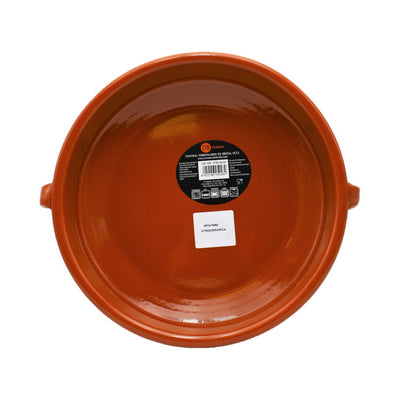 CTB ceramics Cazuela Tonschale mit aufgesetzten Griffen Ceran 28cm Durchmesser