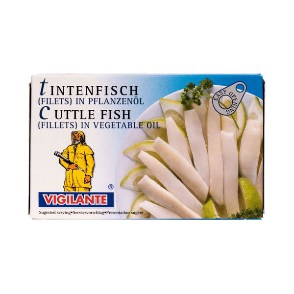 Vigilante Tintenfisch-Filets in Pflanzenöl 72g