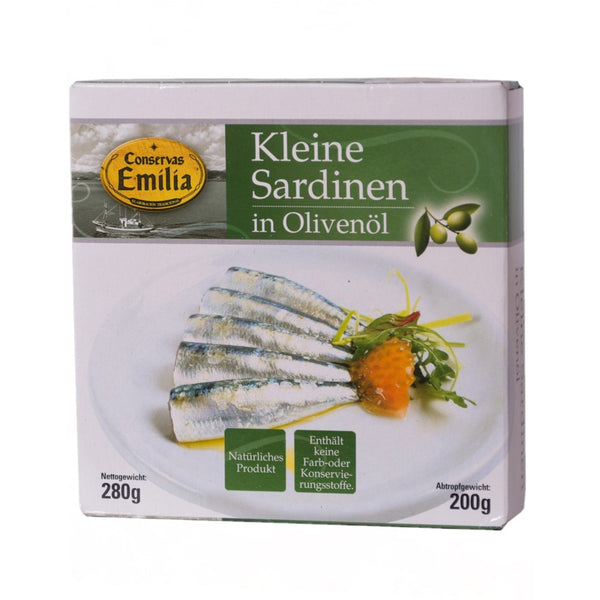 Emilia Sardinillas en Aceite kleine Sardinen in Olivenöl 0,2kg