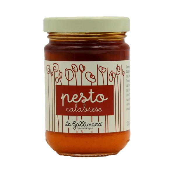 La Gallinara Pesto Calabrese Pesto mit Paprika und Chili 130g