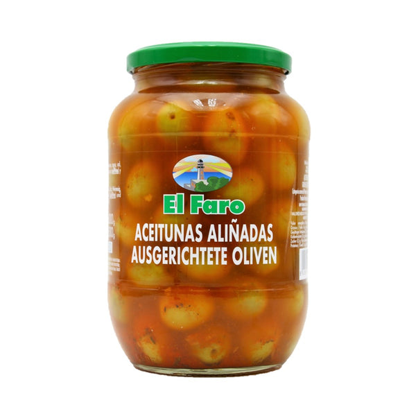 El Faro Aceitunas Alinadas marinierte Oliven 500g