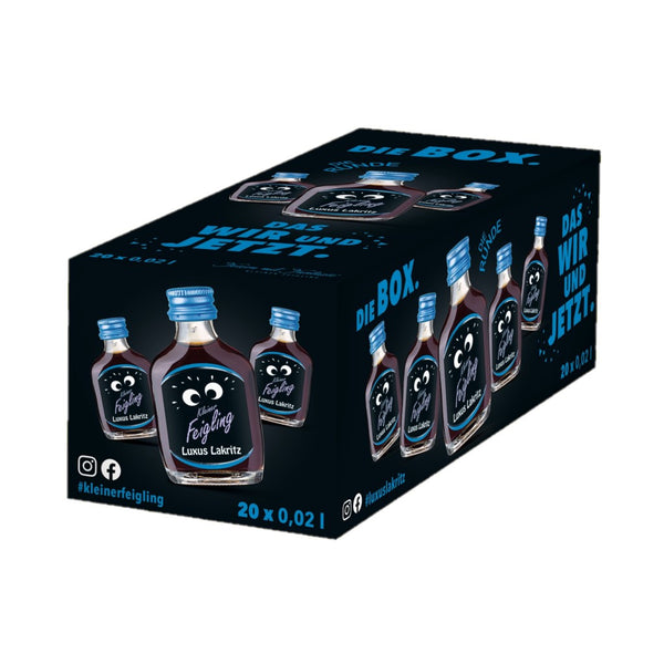 20 x 2cl Kleiner Feigling Luxus Lakritz 0,4l