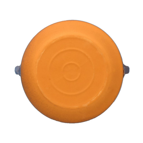 CTB ceramics Cazuela Tonschale blau mit aufgesetzten Griffen Ceran 20cm Durchmesser