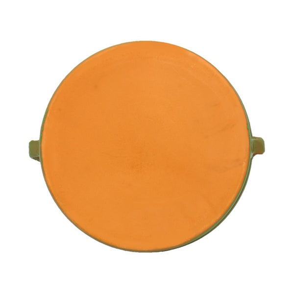 CTB ceramics Cazuela Tonschale grün mit aufgesetzten Griffen 17cm Durchmesser