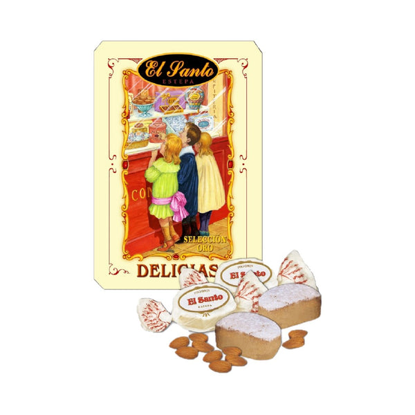 El Santo Surtido Clasico de Mantecados y Polvorones Gebäckmischung in Geschenkdose 500g