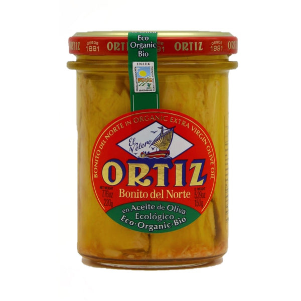 Ortiz Bonito del Norte en Aceite Oliva Ecológico Thunfisch in Biologischem Olivenöl 150g