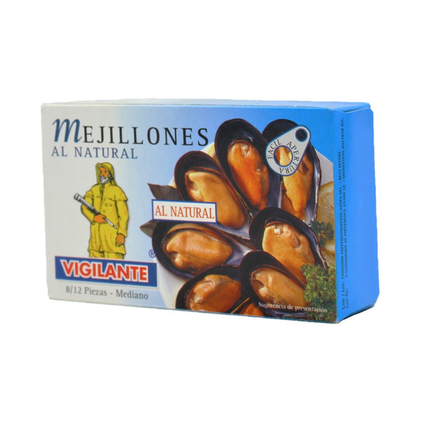 Vigilante Mejillones Pfahlmuscheln in eigenem Saft 70g