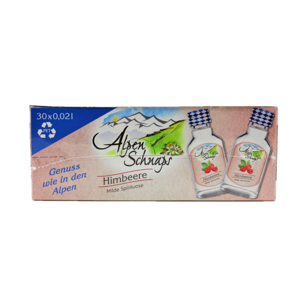 Alpen Schnaps Steinbeisser Himbeer 30x0,02l PET