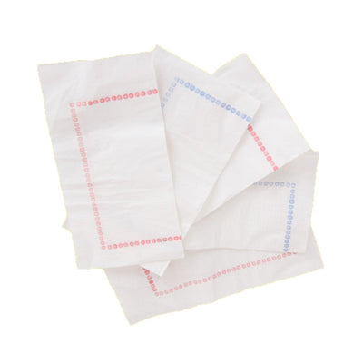 Servilletas de papel decoradas bicolor para dispensador de servilletas 10x 300 unidades.