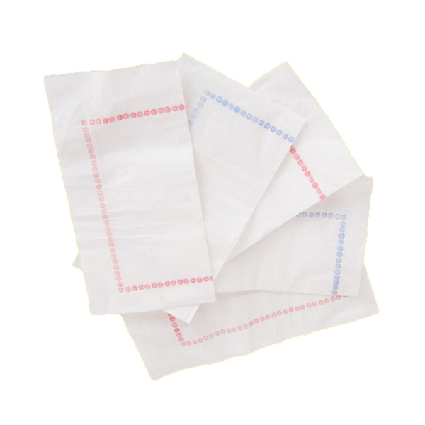 Servilletas de papel decoradas bicolor para dispensador de servilletas 10x 300 unidades.