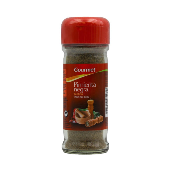 Gourmet Pimienta negra Molida gemahlener schwarzer Pfeffer 45g***MHD 11.2025***