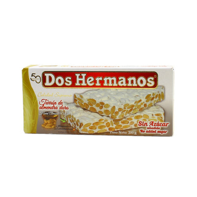 Dos Hermanos Harte Mandelnougattafel ohne Zuckerzusatz 200g