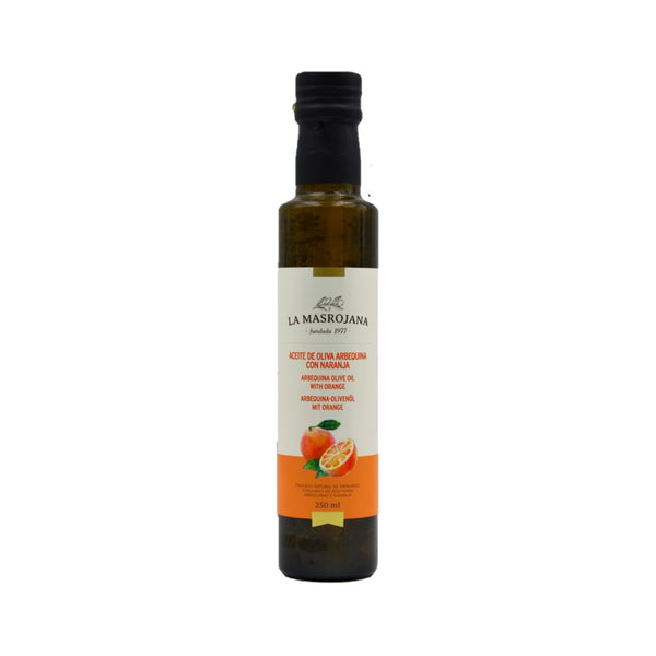Aceite de Oliva Arbequina con Naranja La Masrojana 250ml***Caducidad 12.2025***