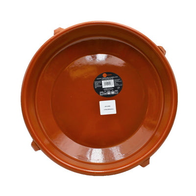 CTB ceramics Cazuela Tonschale mit aufgesetzten Griffen Ceran 36cm Durchmesser