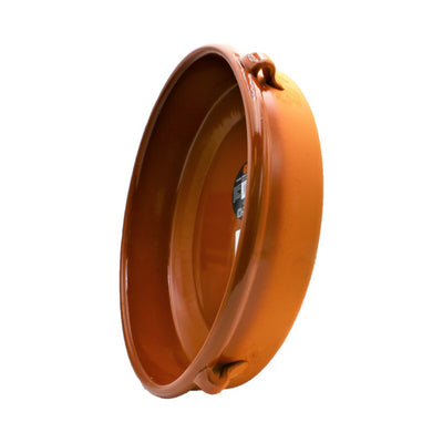 CTB ceramics Cazuela Tonschale mit aufgesetzten Griffen Ceran 36cm Durchmesser