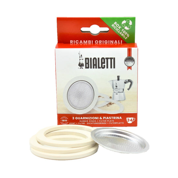 Juntas Bialetti Cafetera Moca Express 3/4 Tazas