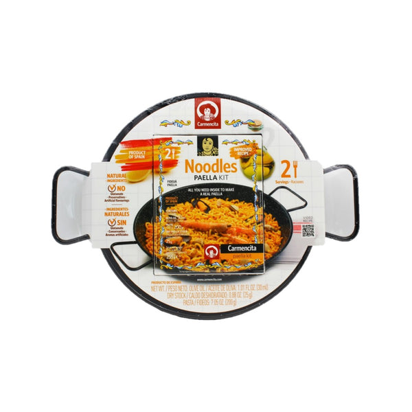 Carmencita Paella Kit Fideuá Noodles 2 Pers. Fertigzubereitung für Nudelpaella 255g