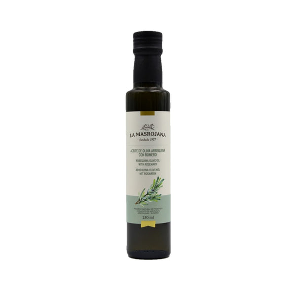 La Masrojana Arbequina-Olivenöl mit Rosmarin 0,25l