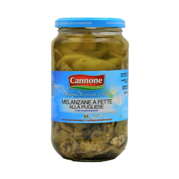 Cannone Melanzane a fette alla Pugliese eingelegte Auberginenstücke 300g***MHD 09.2022***
