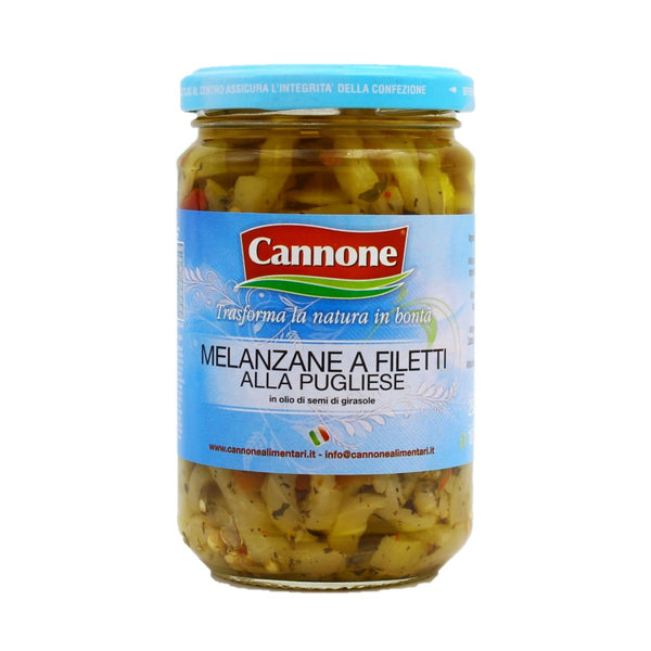Cannone Melanzane a fette alla Pugliese eingelegte Auberginenstücke 180g***MHD 11..2022***