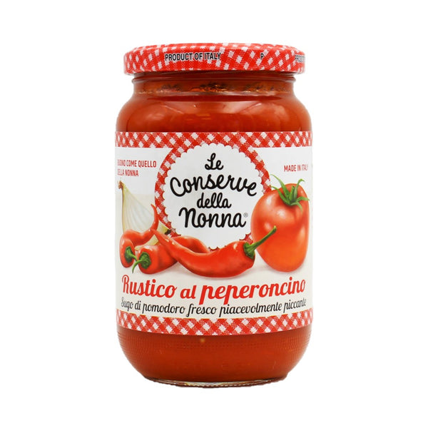 Le Conserve della Nonna Rustico al peperoncino Tomatensoße pikant 350g***MHD 09.2024***