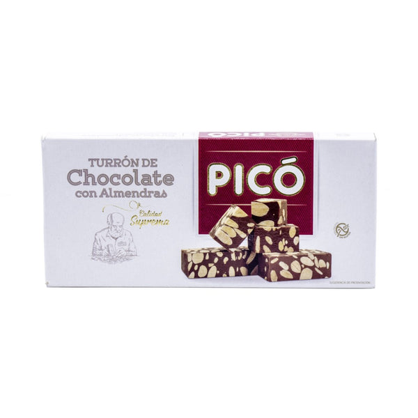 Pico Turron Chocolatecon con Alemandras Mandeltafel mit Schokolade 200g***MHD 02.2025***