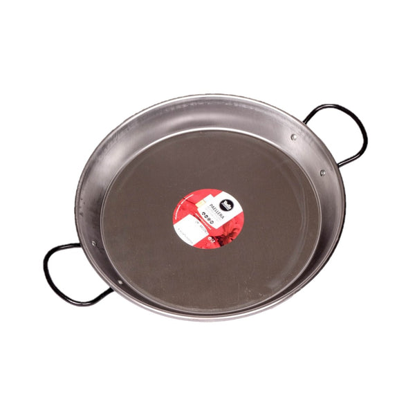 Vaello Campos Paellapfanne Induktion Stahl poliert 38cm Durchmesser 8 Portionen