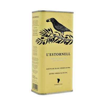 L´Estornell natives Olivenöl extra Arbequina Picual Dose 0,5l***MHD 02.2026***