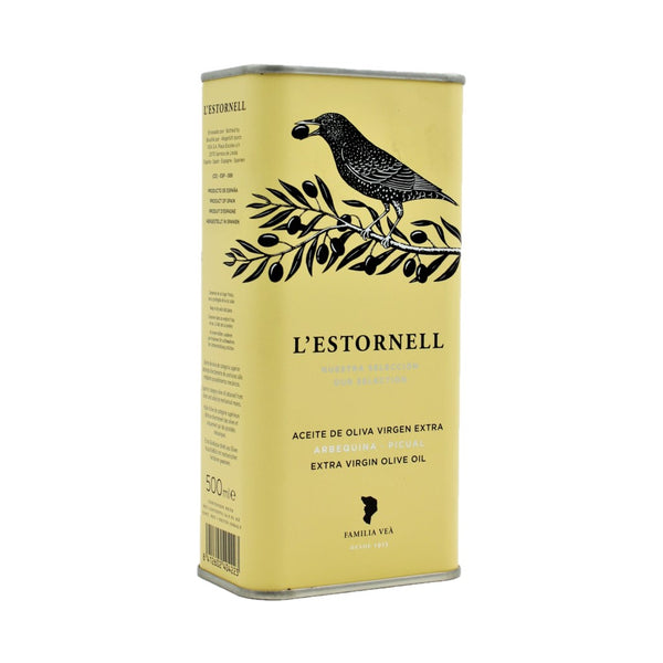 L´Estornell natives Olivenöl extra Arbequina Picual Dose 0,5l***MHD 02.2026***