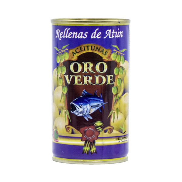 Oro Verde Grüne Oliven mit Thunfischpaste 150g***MHD 03.2024***